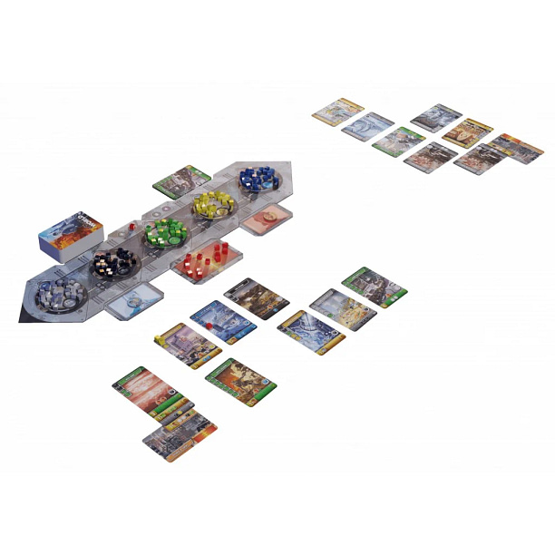 Cartes et jetons d'It's a Wonderful World Cartes et jetons d'It's a Wonderful World