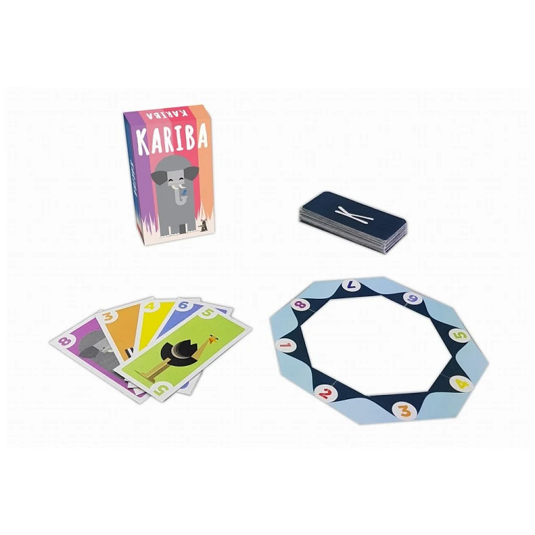 Cartes de Kariba représentant divers animaux de la savane africaine Cartes de Kariba représentant divers animaux de la savane africaine