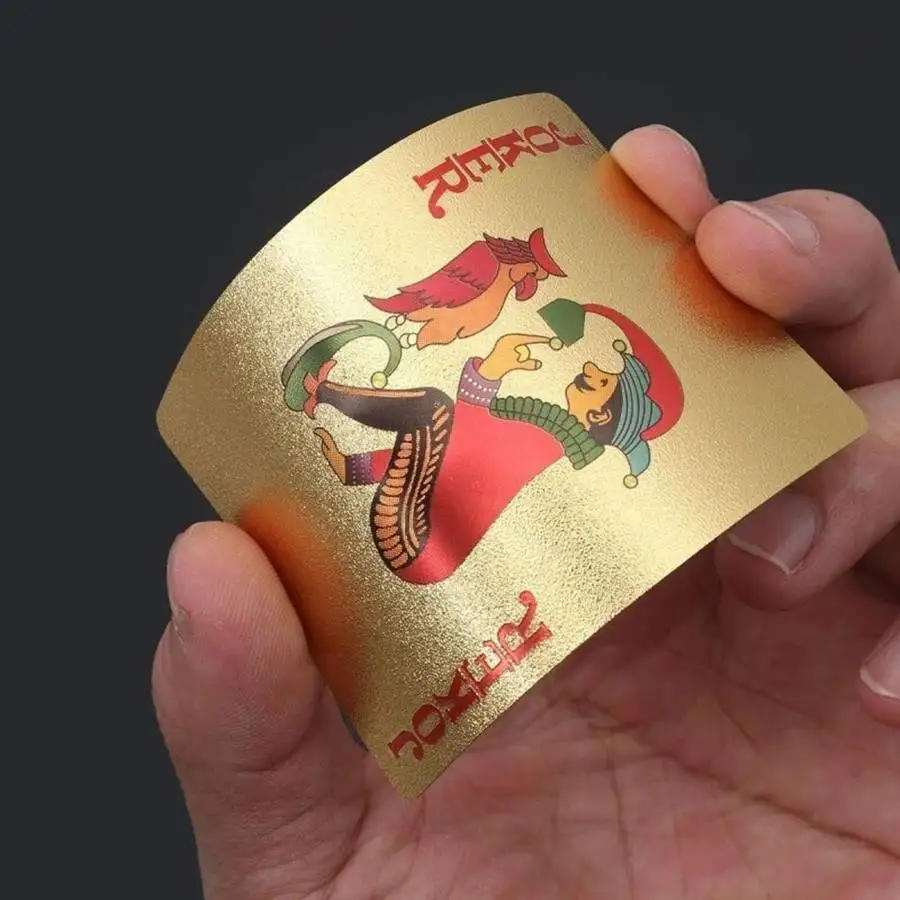 Jeu de 55 cartes dorées – Image 2