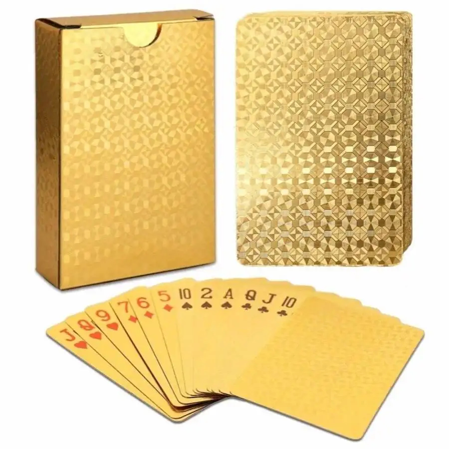 Jeu de 55 cartes dorées – Image 5